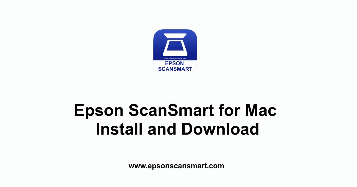 Epson Scansmart Download Mac